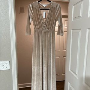 Baltic Born Full Length Velvet Dress